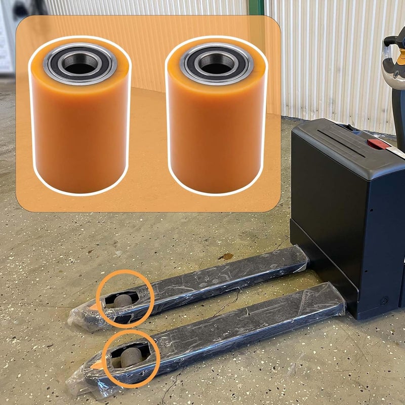GYUPTRK Load Wheel Kit Fit for Crown Model WP 3000 Electric Pallet Jack Lift Truck, 2Pack - Image 4